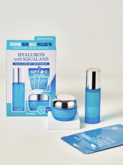 Набор по уходу за лицом с гиалуроновой кислотой и скваланом «Moisturizing Facial Care Set with Hyaluron and Squalane» - Фото 2