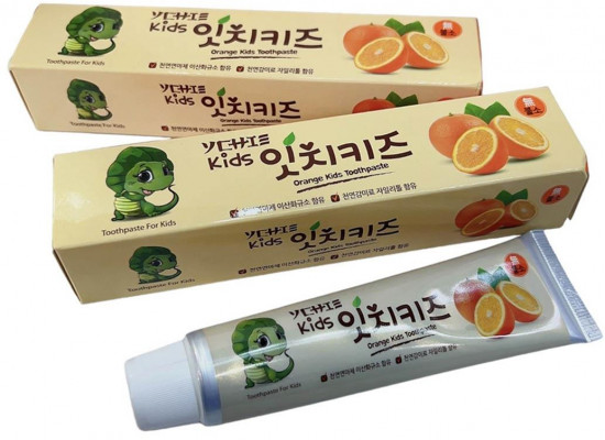Детская зубная паста без фтора со вкусом банана «Banana Kids Toothpaste»