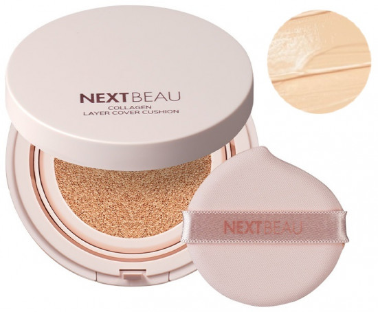 Кушон для лица тональный «Collagen Layer Cover Cushion» SPF50+ PA++++, оттенок 23 Beige