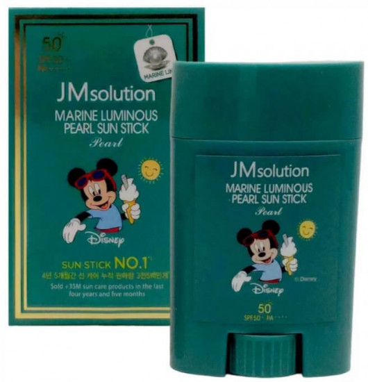 Стик для лица с жемчугом солнцезащитный «Marine Luminous Pearl Sun Stick» SPF50+ PA++++