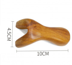 Массажер деревянный для массажа Гуаша «Рогатка» - Фото 1