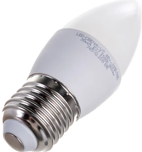 Лампа светодиодная LED-СВЕЧА-VC