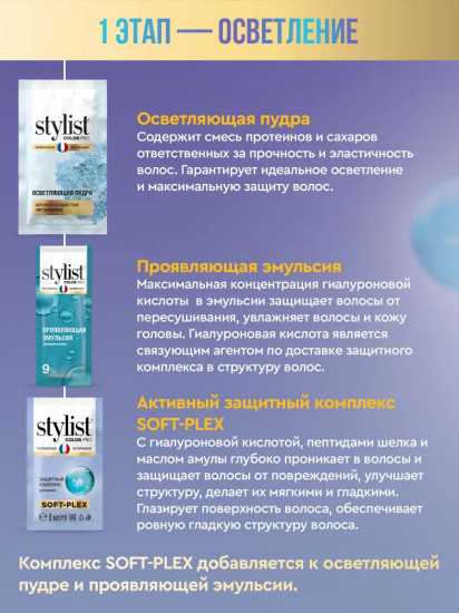 Осветлитель для волос гиалуроновый «Ultra Blond»