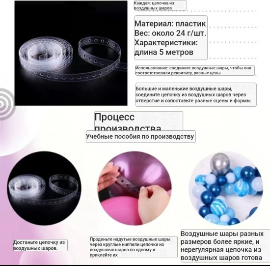 Фотозона из набора воздушных шаров с бабочками