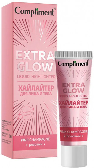 Хайлайтер для лица и тела «Extra Glow», оттенок Розовый