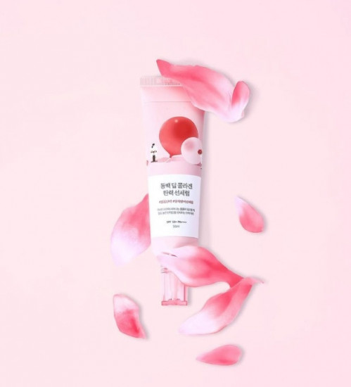 Солнцезащитная сыворотка «Camellia Deep Collagen Firming Sun Serum» SPF50+