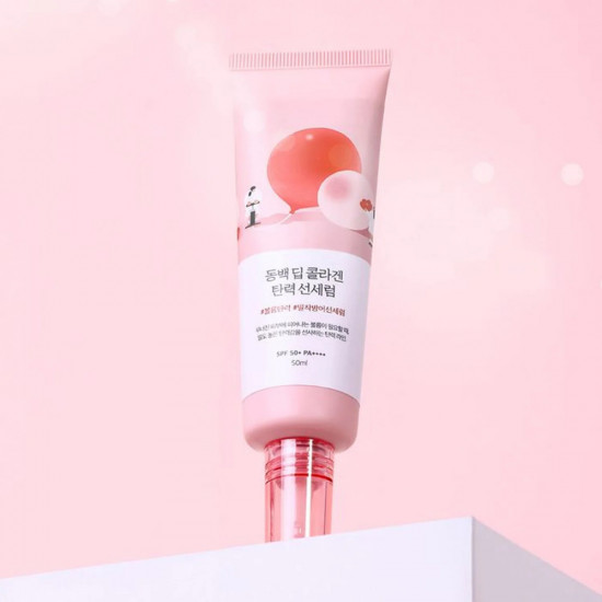 Солнцезащитная сыворотка «Camellia Deep Collagen Firming Sun Serum» SPF50+
