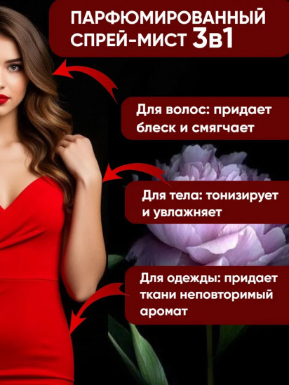 Спрей-мист парфюмированный для тела и волос «Eclat»