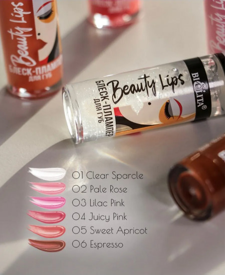 Блеск-плампер для губ, тон 01 Clear Sparkle