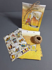 Набор пакетов со стикерами и бечевкой «Пиво» - Фото 2