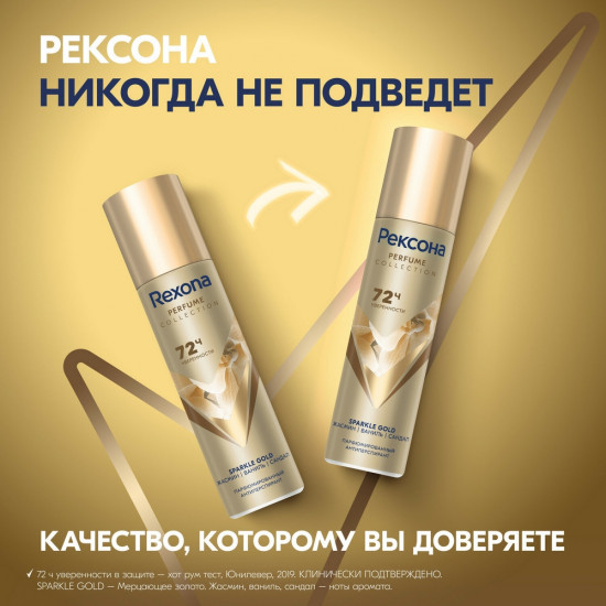 Дезодорант-антиперспирант «Sparkle Gold»
