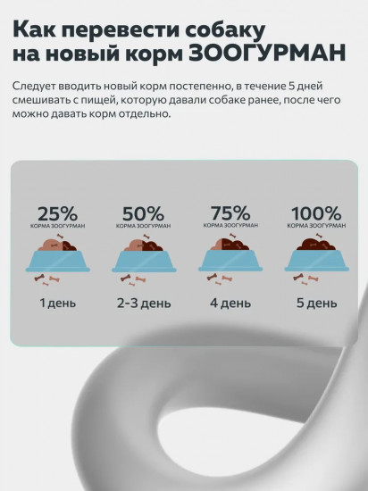 Корм влажный для взрослых собак «Говядина с рубцом»