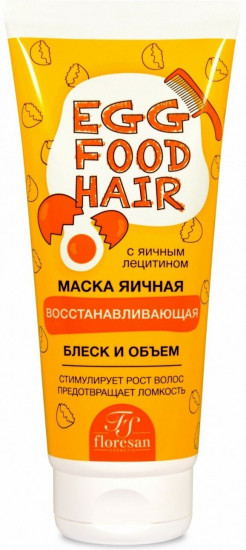 Маска для ослабленных волос восстанавливающая биоактивная «Яичная»