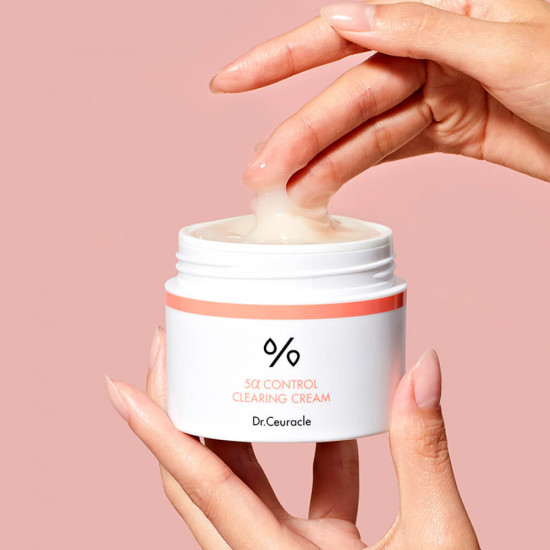 Крем для проблемной кожи лица с пробиотиками лечебный «5α Control Clearing Cream»