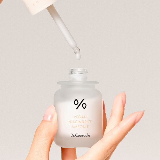 Ампула для лица с ниацинамидом и рисом осветляющая «Vegan Niacin & Rice Ampoule»
