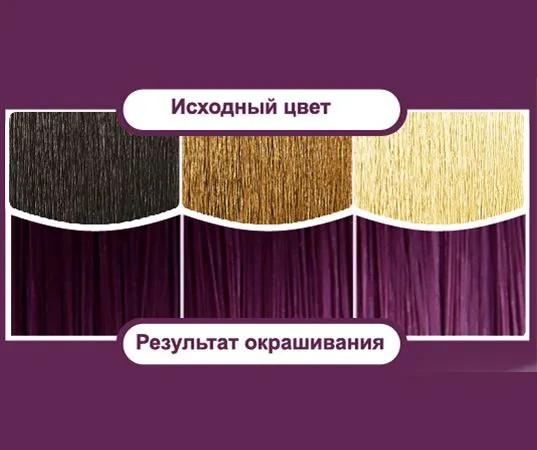 Крем-краска для волос «Vintage Color», оттенок 28 Баклажан