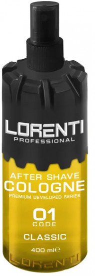 Спрей-одеколон после бритья After Shave Cologne «01 Code Classic. Baccarat oud»