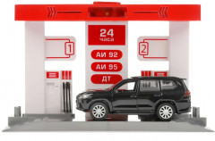 Набор игровой «Автозаправочная станция с автомобилем Lexus LX-570» - Фото 3