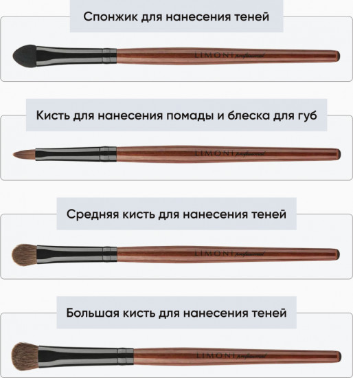 Набор кистей для макияжа «Silver Travel Kit»