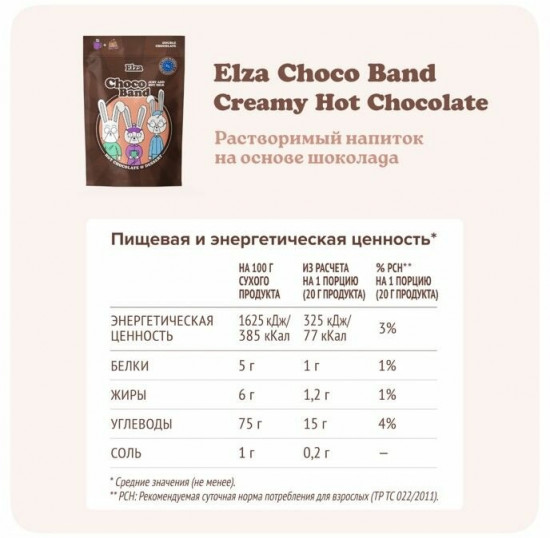 Горячий шоколад «Creamy Hot Chocolate»