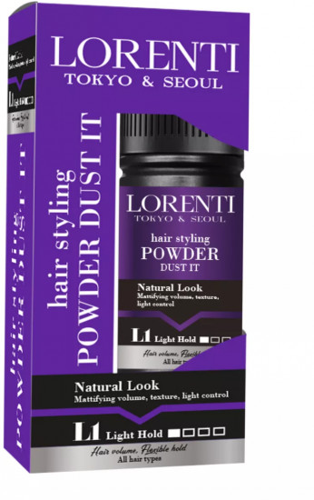 Пудра для укладки волос Hair Styling Powder Dust It «01 Violet. Natural look. L1 Light hold»
