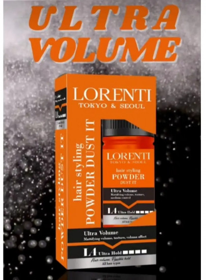 Пудра для укладки волос Hair Styling Powder Dust It «04 Orange. Ultra Volume. L4 Ultra hold»