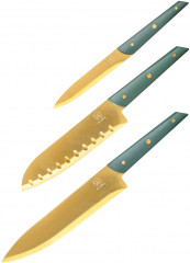 Набор кухонных ножей с защитными чехлами - Фото 3