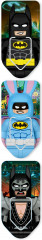 Набор закладок для книг «Batman, Glam Rocker Batman, Easter Bunn» - Фото 1