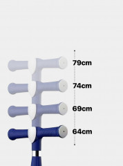 Самокат детский о световыми и звуковыми эффектами «Синий Шторм» - Фото 3