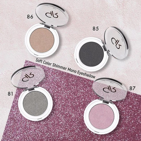 Тени для век шиммерные «Soft Color Mono Eyeshadow Shimmer», оттенок 83