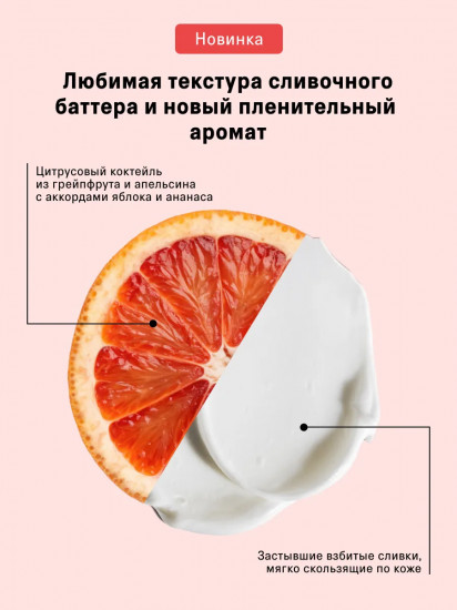 Баттер для тела увлажняющий «Сицилийский апельсин»