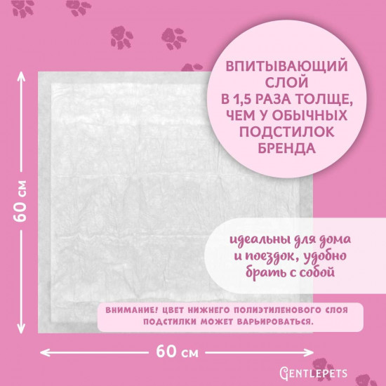 Подстилки впитывающие одноразовые для животных