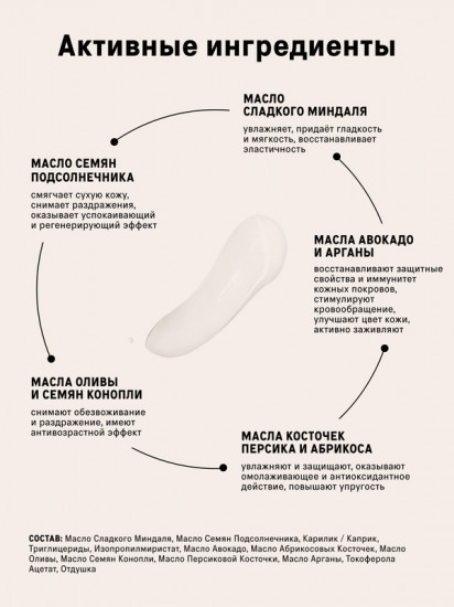 Масло для тела массажное «Delicate»