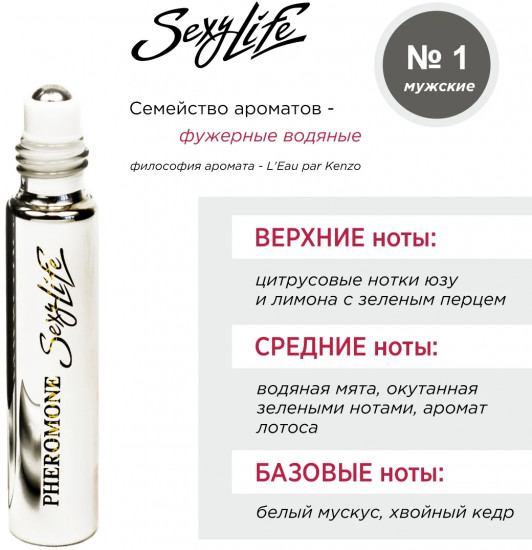 Духи масляные с феромонами «№ 01 L’Eau par Kenzo»