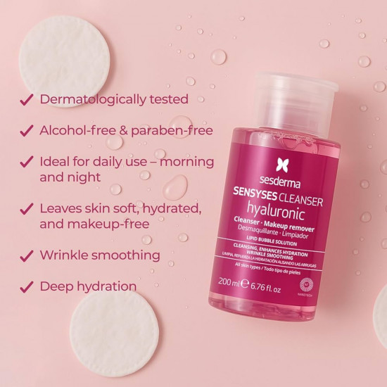 Лосьон липосомальный для снятия макияжа «Sensyses Hyaluronic»