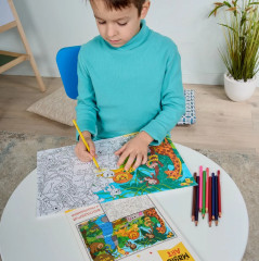 Раскраска «Джунгли» - Фото 6