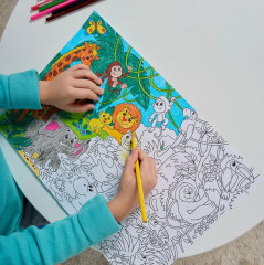 Раскраска «Джунгли» - Фото 7