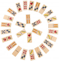 Домино детское деревянное «Фрукты и ягоды» - Фото 6