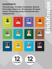 Комплект тетрадей общих ученических со справочным материалом - Фото 1