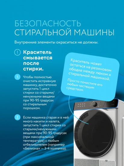 Краситель для ткани, голубой