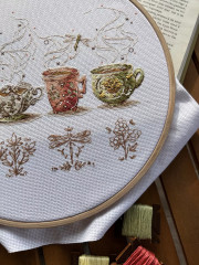 Набор для вышивания «Ценители чая» - Фото 3