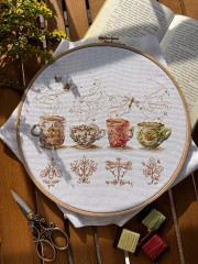 Набор для вышивания «Ценители чая» - Фото 7