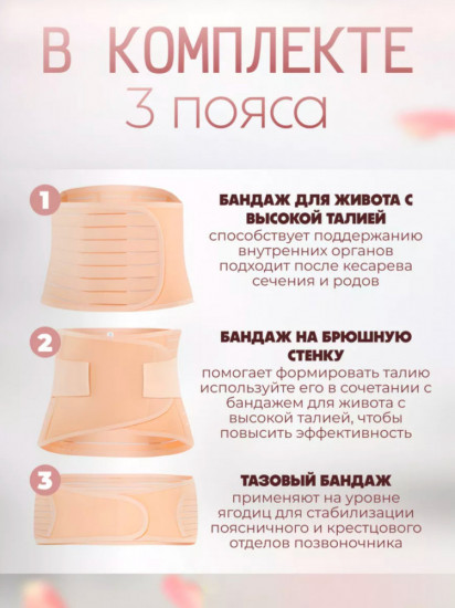 Бандаж до и послеродовой