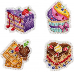 Набор для вышивания на фетре «Десерты» - Фото 1