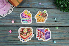 Набор для вышивания на фетре «Десерты» - Фото 2