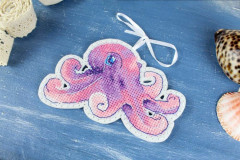 Набор для вышивания на перфорированном фетре «Маленький осьминожка» - Фото 3