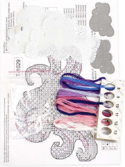 Набор для вышивания на перфорированном фетре «Маленький осьминожка» - Фото 5