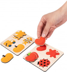 Лото развивающее деревянное «Изучаем цвета» - Фото 11