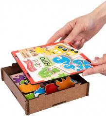 Лото развивающее деревянное «Изучаем цвета» - Фото 12