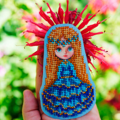 Набор для вышивания бисером «Принцесса Эльза» - Фото 3